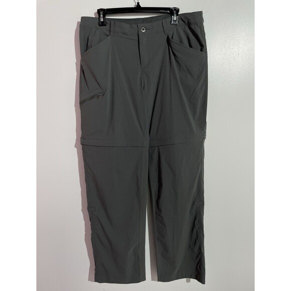 Patagonia Pants Mens 36 Gray Quandry Convertible Zip Off Hiking Outdoor Nylon - Picture 1 of 11